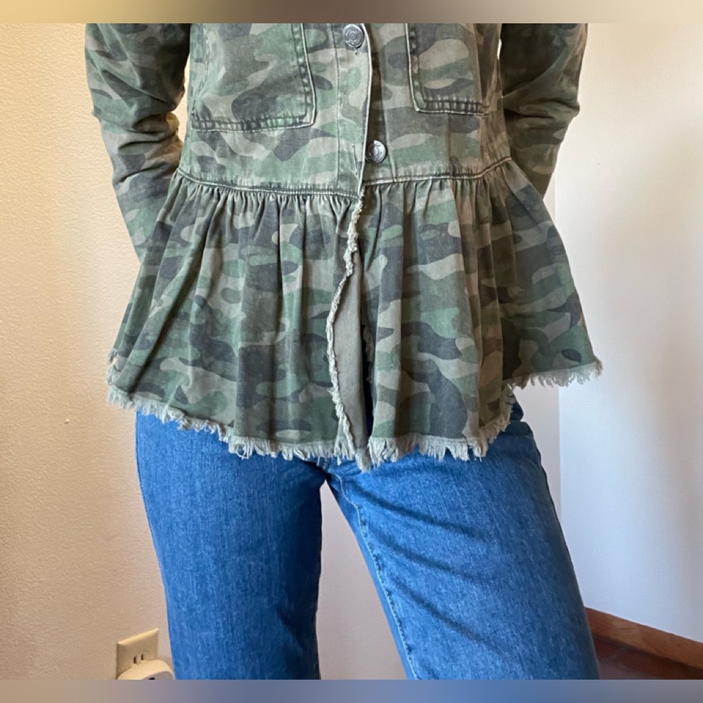 Brand New Camo Jean Jacket
